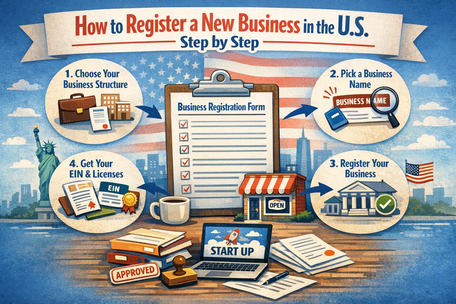 How to Register a New Business in the U.S. Step by Step